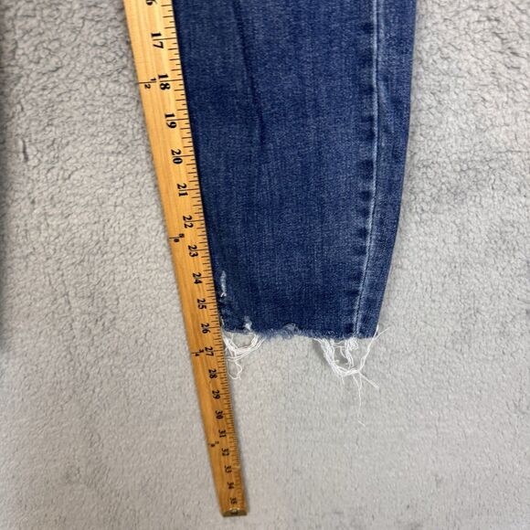 Judy Blue Jeans Blue Womens 1/25 Denim Relaxed Fit Distressed Medium Washed - Picture 4 of 11